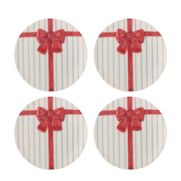 Set of 4 Bowie Plates Blue