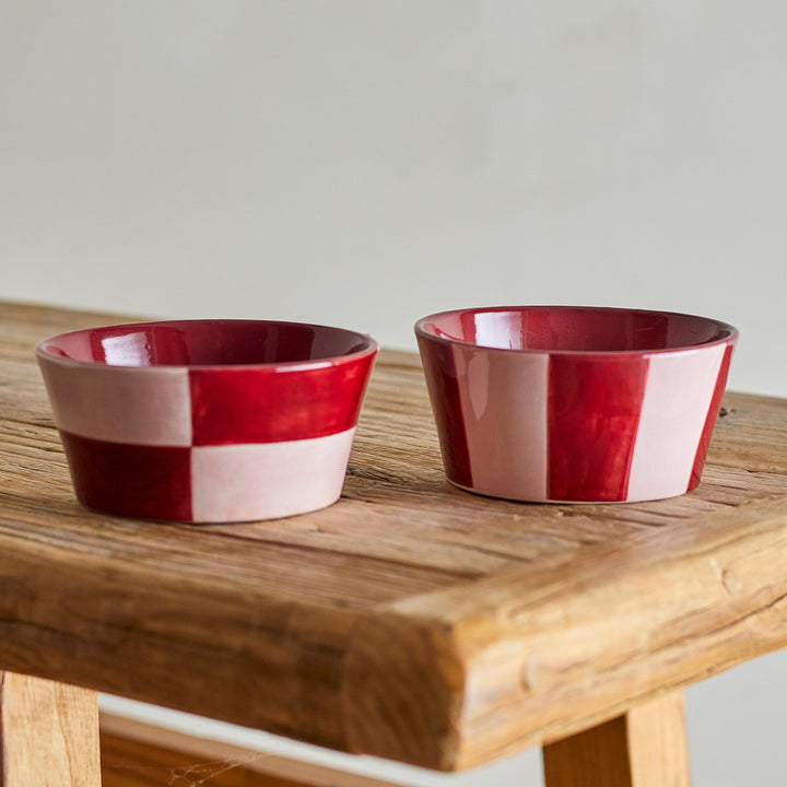 Set of 4 Floki Bowls in Rose