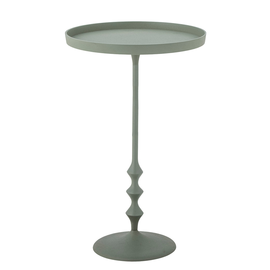Anjou Side Table in Green Aluminum