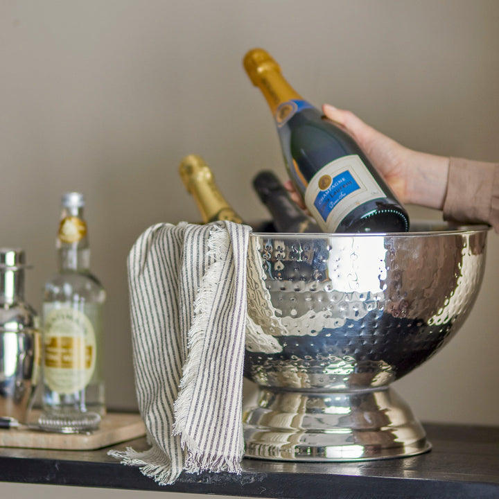 Kaluka Champagne Bowl in Silver