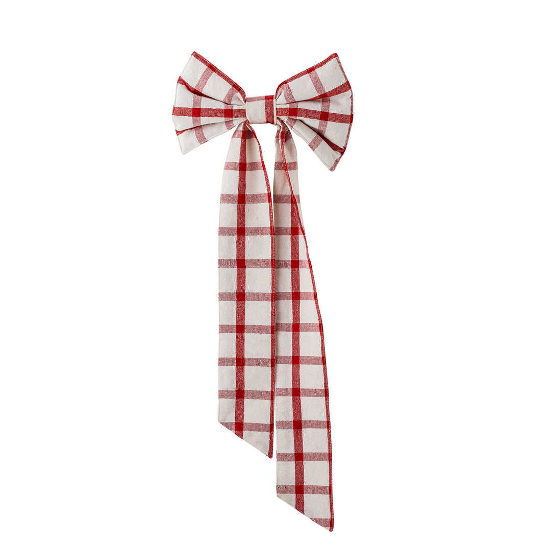 Ruby Bow Cotton Decoration