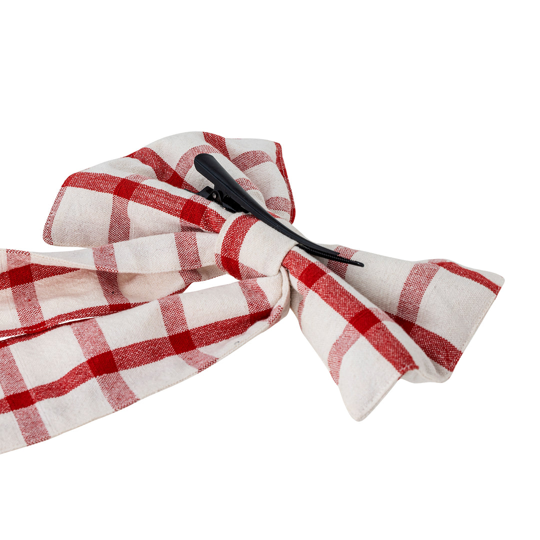 Ruby Bow Cotton Decoration