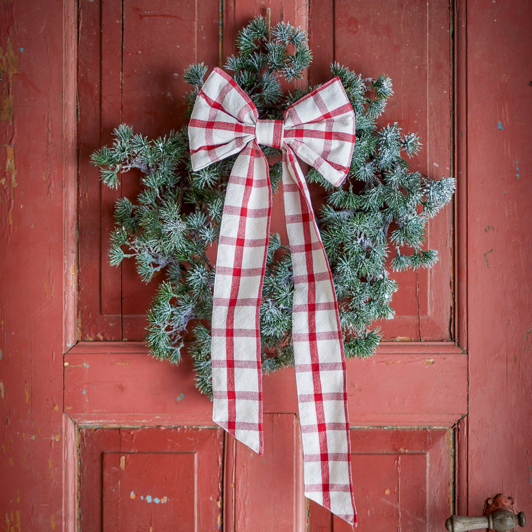 Ruby Bow Cotton Decoration