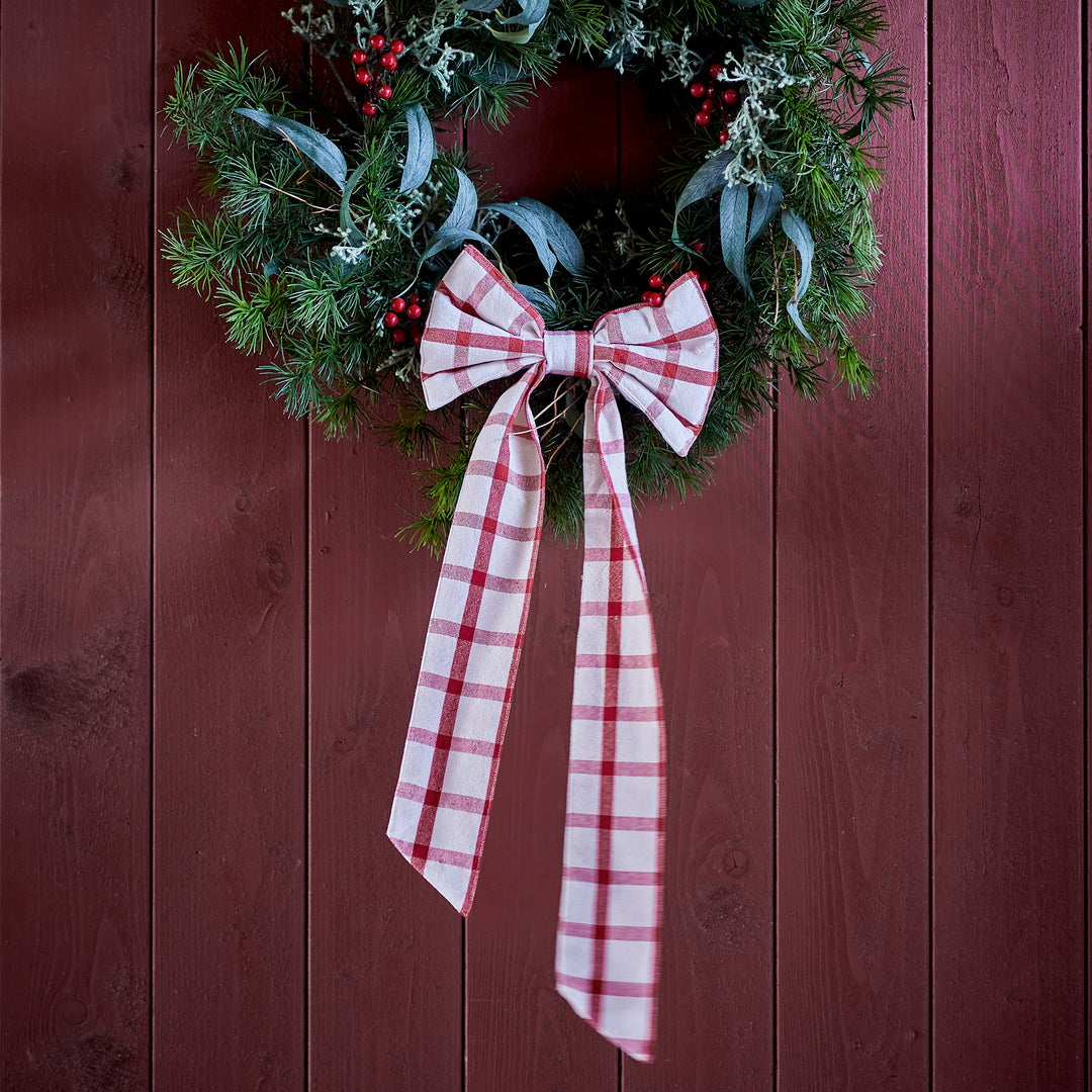 Ruby Bow Cotton Decoration