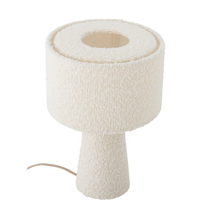 Emmie Table lamp in White Polyester