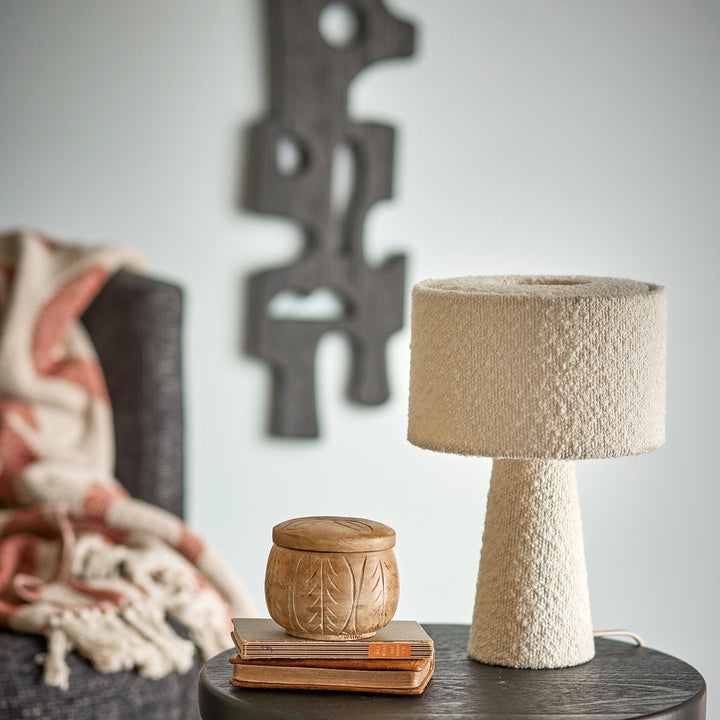 Emmie Table lamp in White Polyester