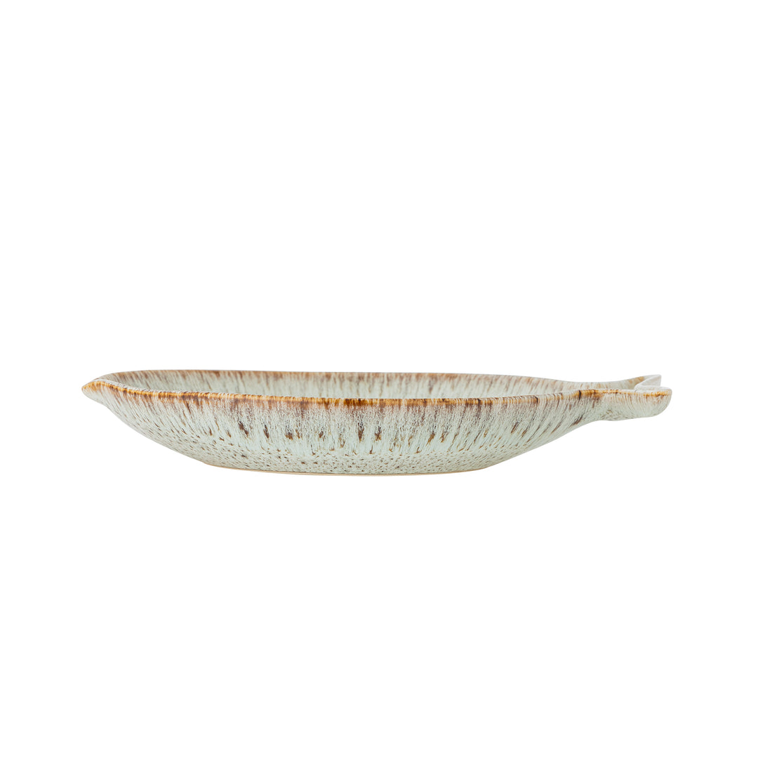 Fleur Serving Plate in Nature Stoneware
