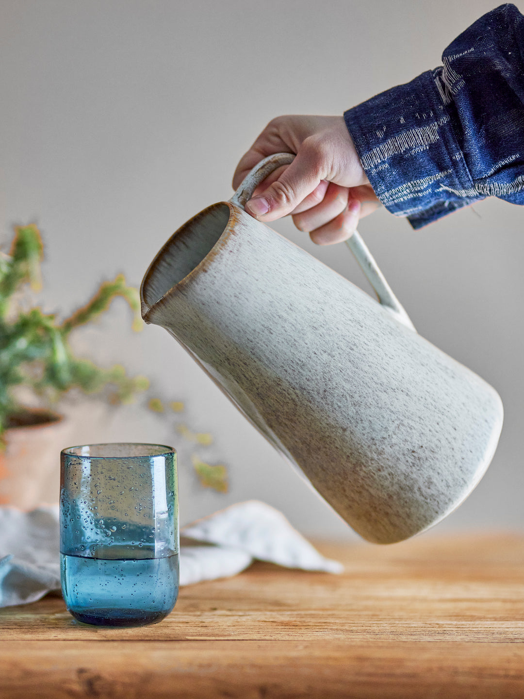 Fleur Stoneware Jug