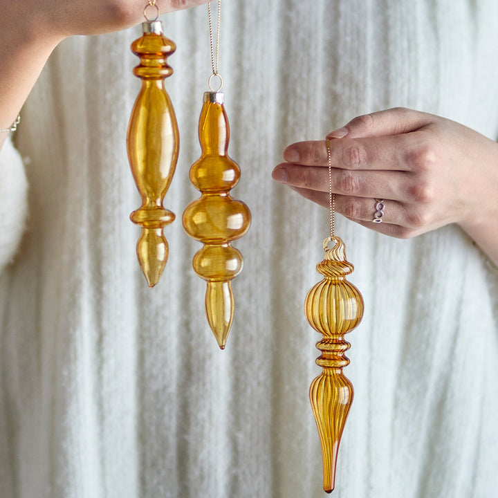 Auralia Glass Tree Decorations