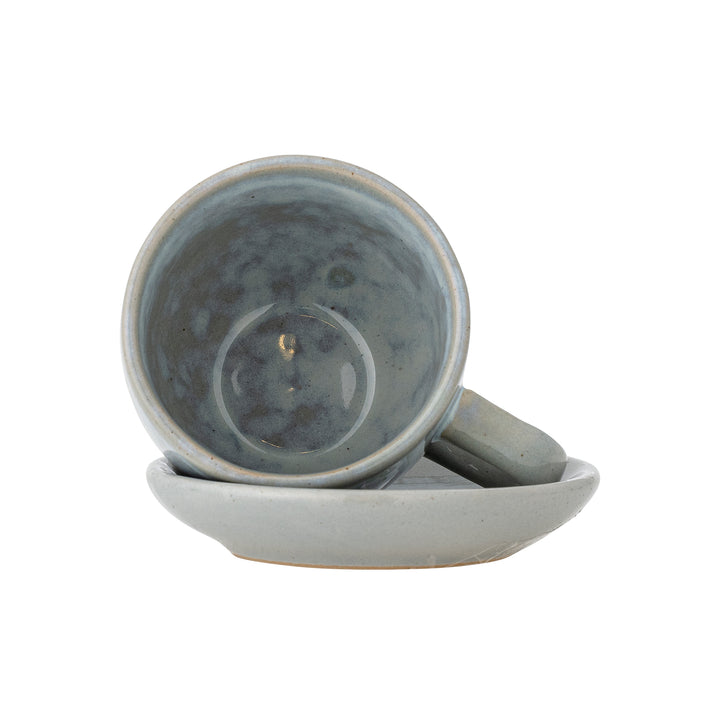 Brenta Cup and Saucer in Blue Set of 4