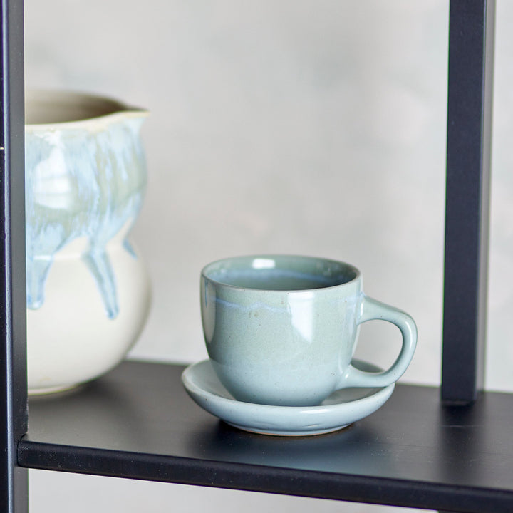 Brenta Cup and Saucer in Blue Set of 4