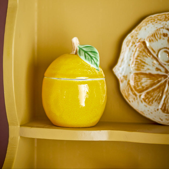 Limone Jar In Yellow