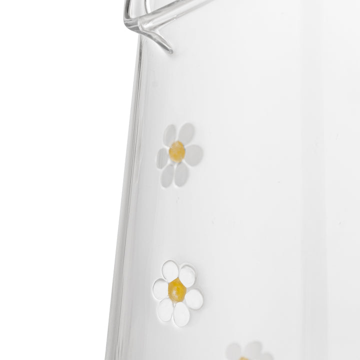 Buzz Flower Glass Jug