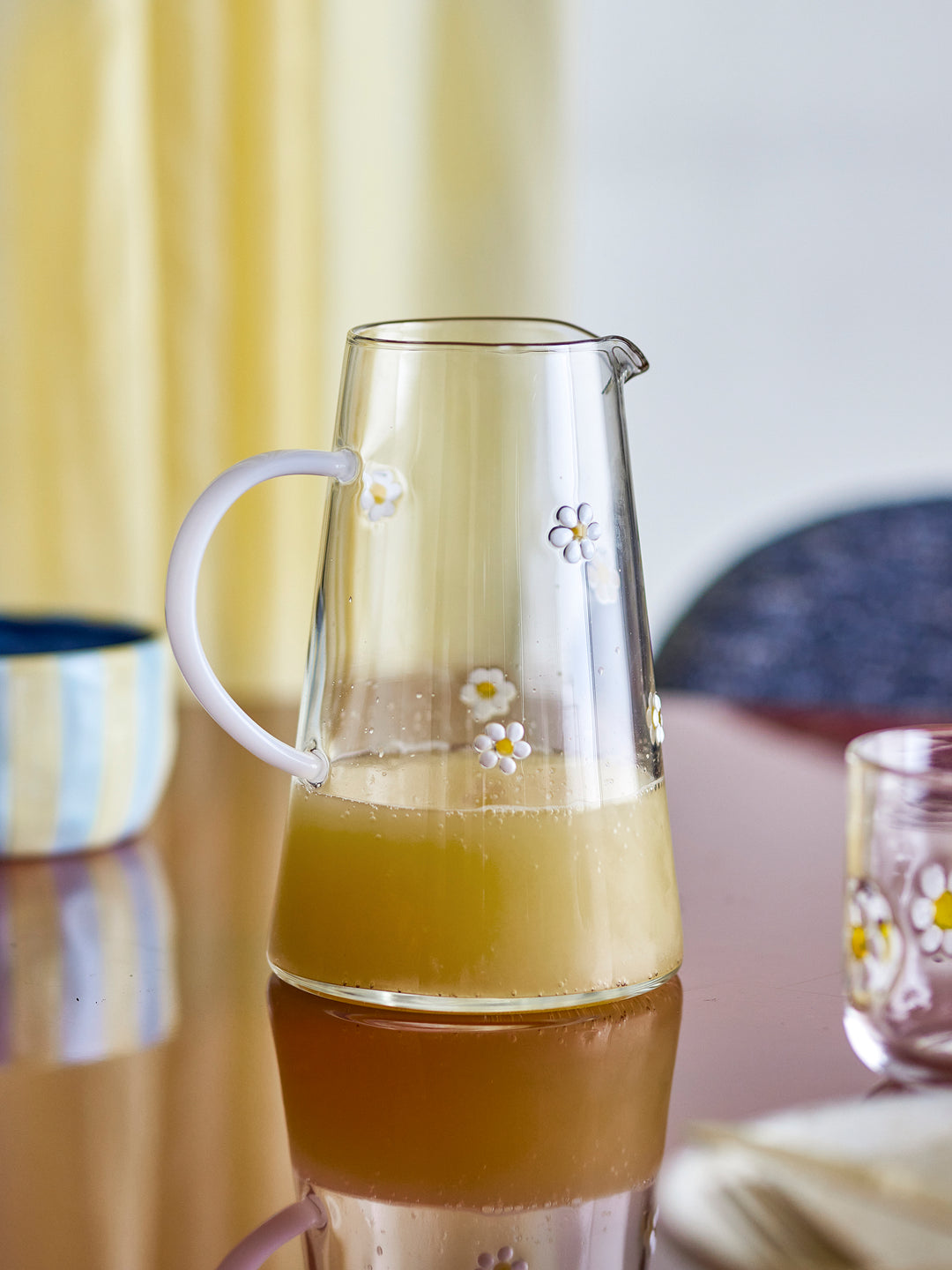 Buzz Flower Glass Jug