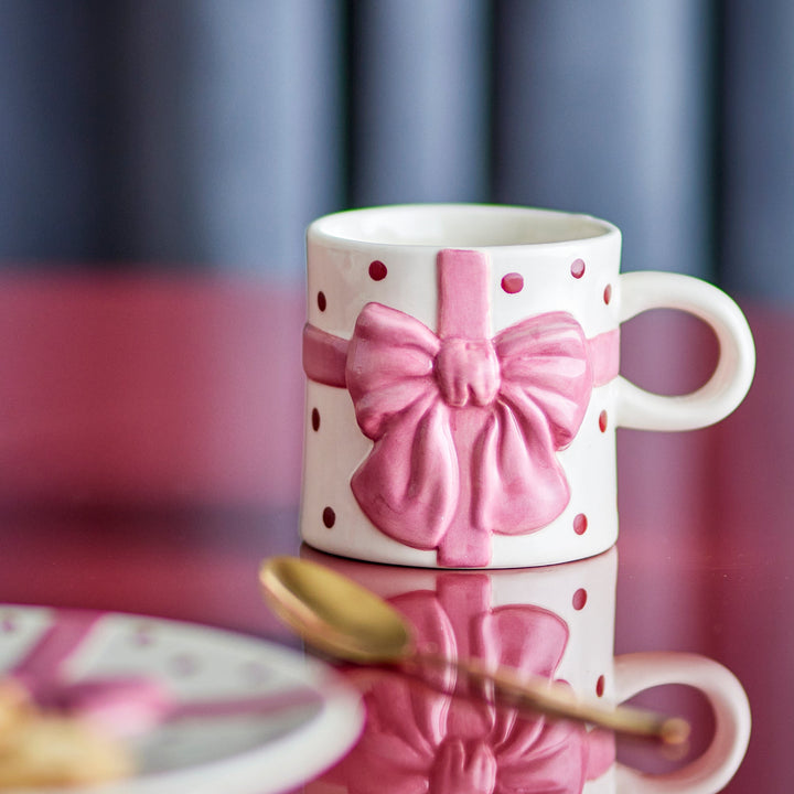 Set of 4 Bowie Mugs Rose