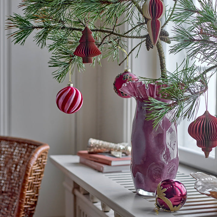 Set of 2 Sayla Pink Baubles