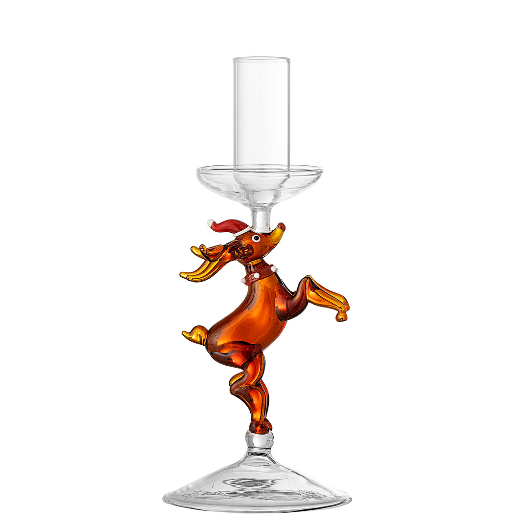 Dasho Christmas Glass Candle Holder