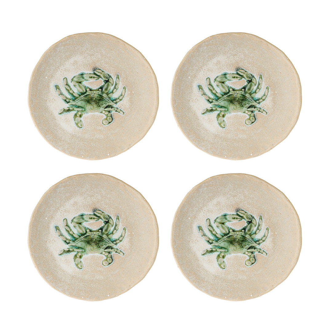 Set of 4 Hadden Plate Crab