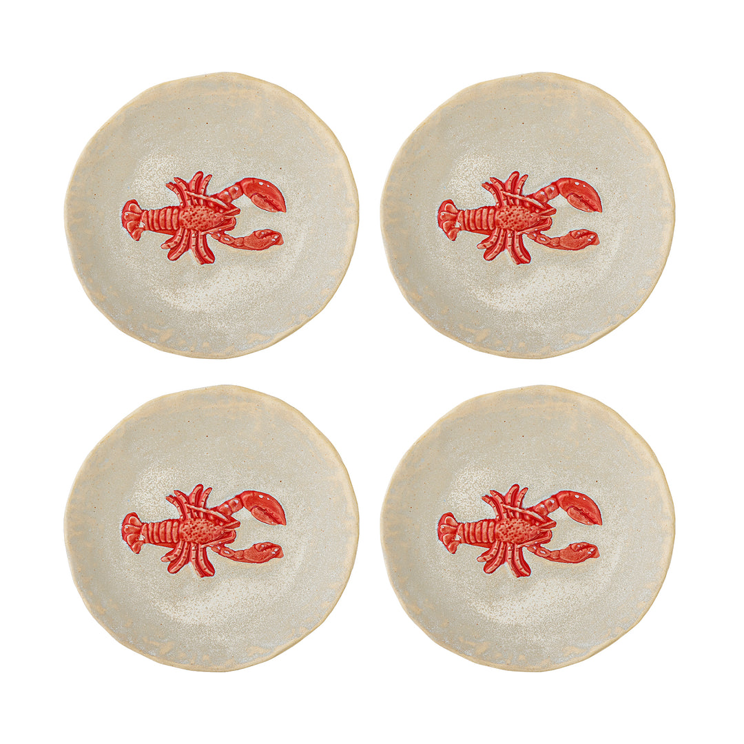 Set of 4 Hadden Plate Lobster