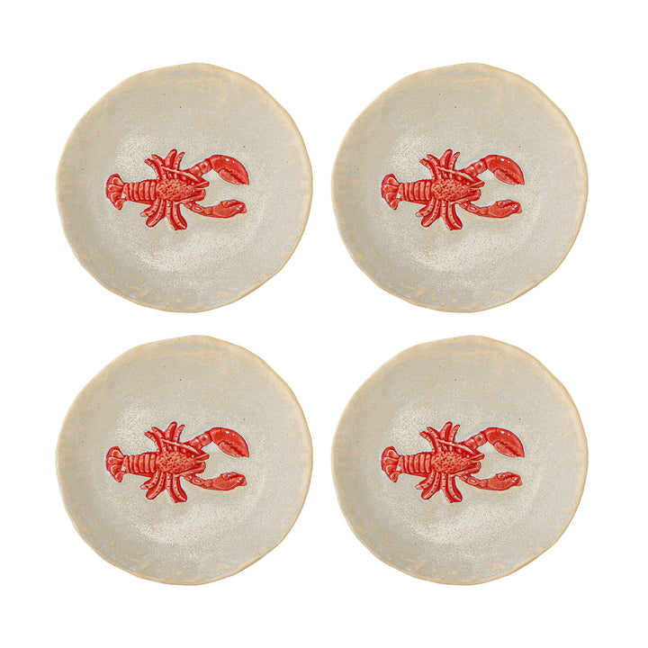Set of 4 Hadden Plate Lobster