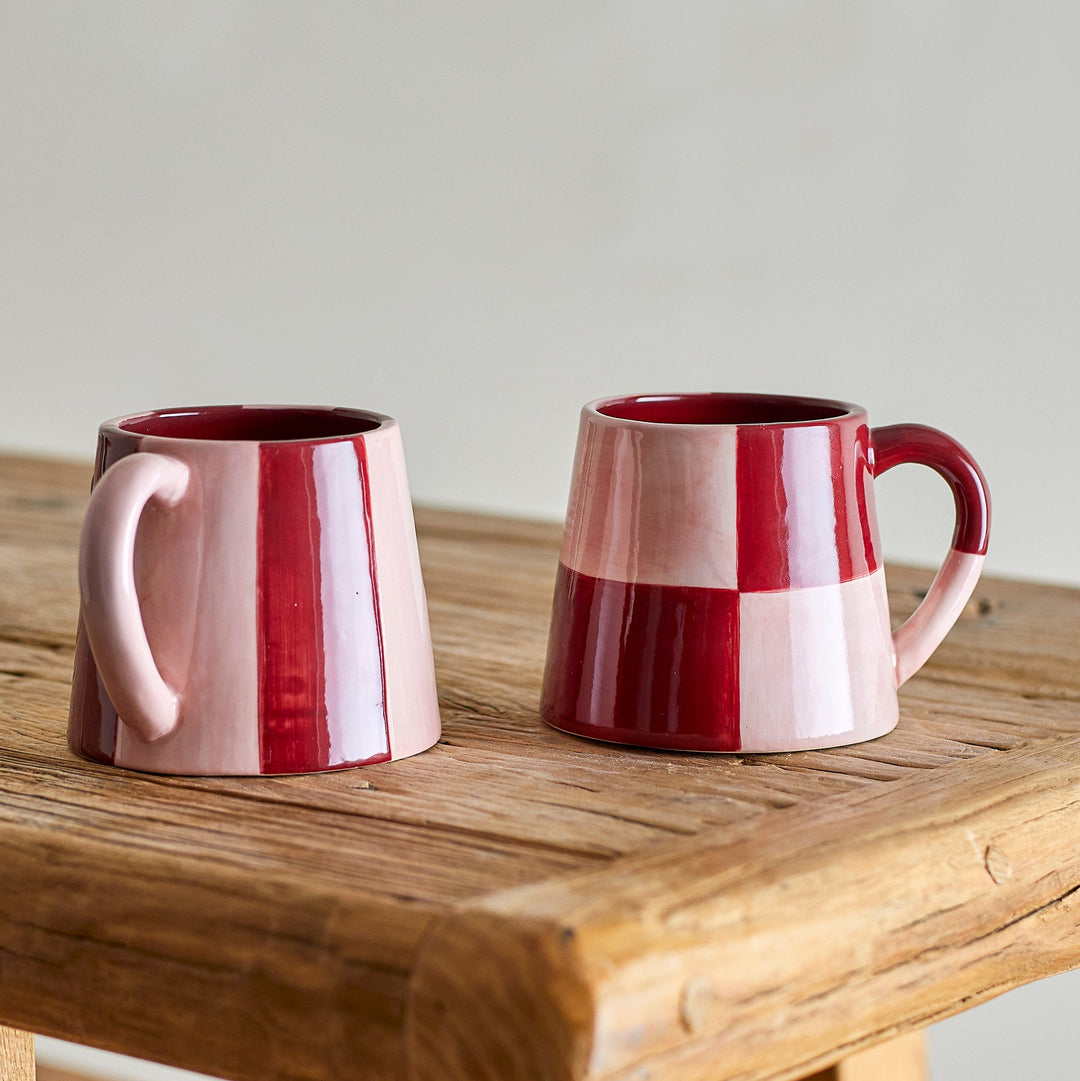 Set of 4 Floki Mugs in Rose