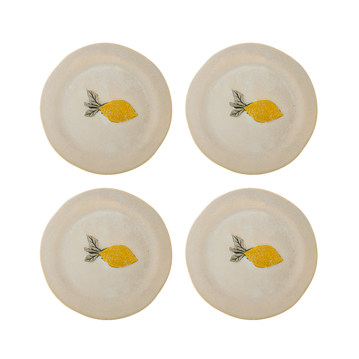 Set of 4 Hadden Plate Lemon
