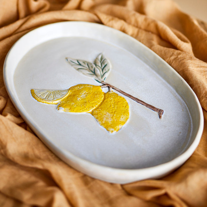 Hadden Serving Plate Lemon
