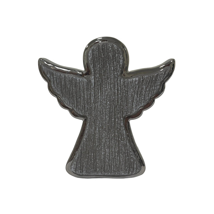 Extra Small Outlined Angel Silver