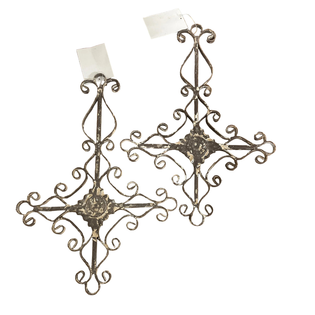 2 Piece Metal Rustic Outdoor Wall Art