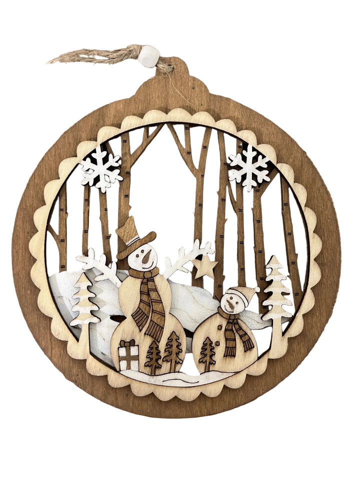 Large Snowman Bauble Hanger