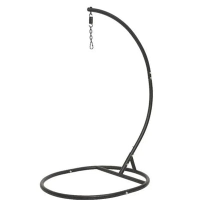 Indoor Outdoor Egg Chair Stand - Black