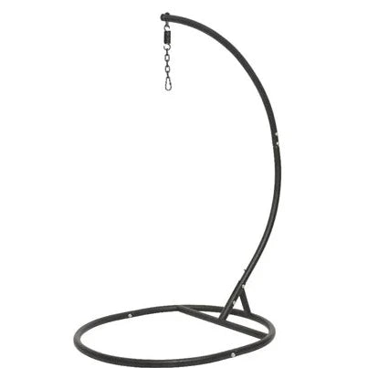 Indoor Outdoor Egg Chair Stand - Black