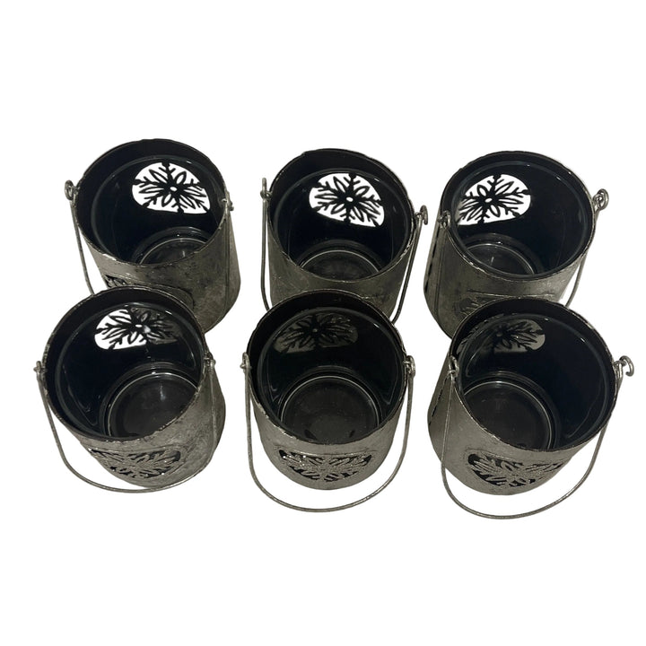 Set of 6 Snowflake Lanterns