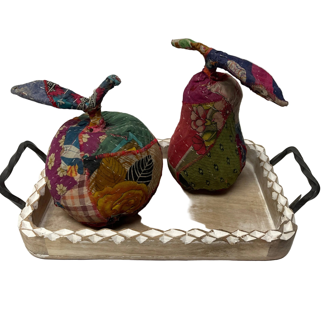 Set of Apple & Pear Handmade Decor