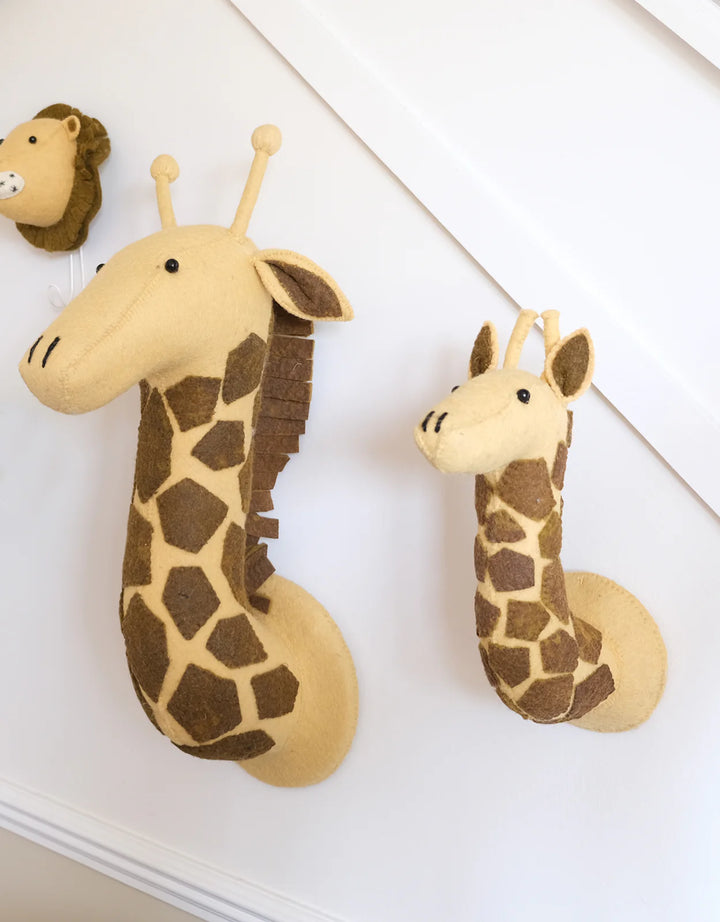 Felt Giraffe Head Large