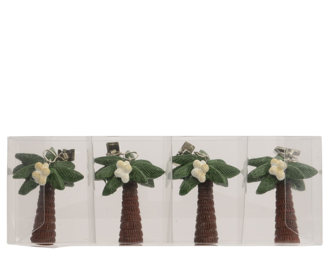 Set of 4 Palm Tree Table Weights