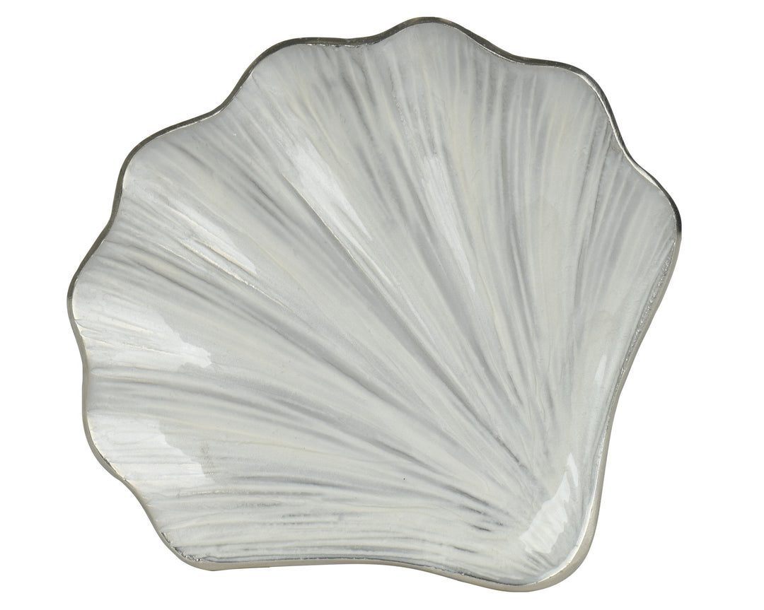 Silver Coastal Shell Plate