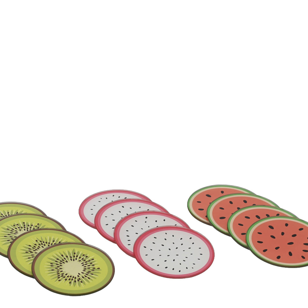 Set of 4 Fruit Coasters