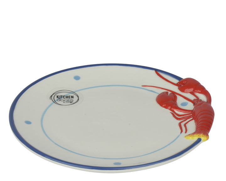 Set of 4 Dolomite Lobster Plates