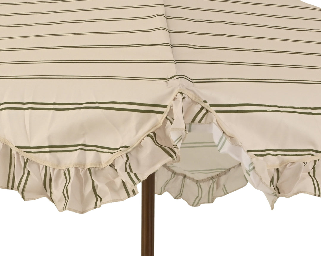 Beige Stripe Parasol