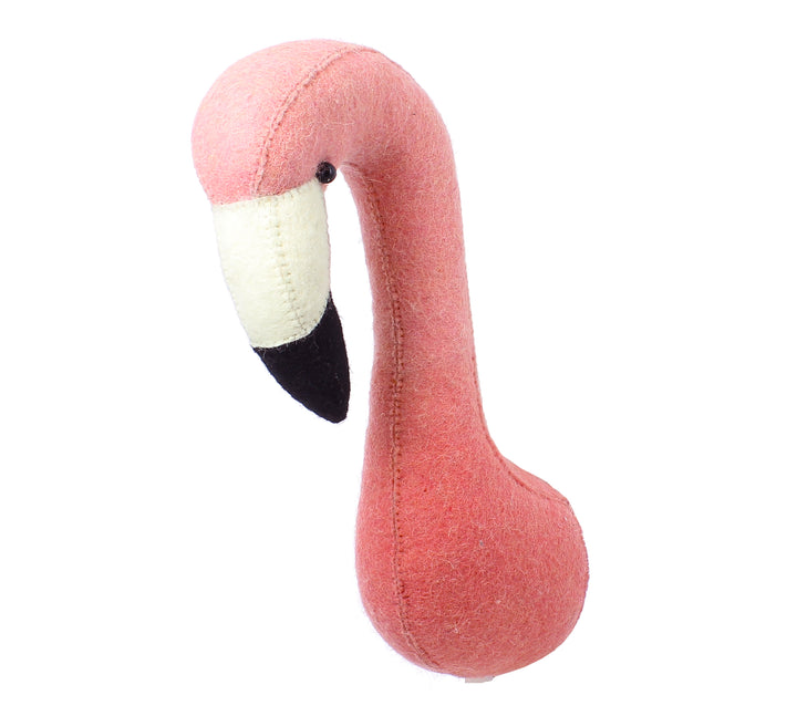 Mini Dip-Dyed Flamingo Head