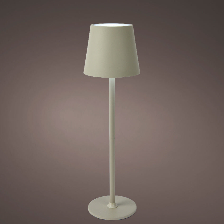 Rechargeable Indoor/ Outdoor LED Table Lamp - Taupe