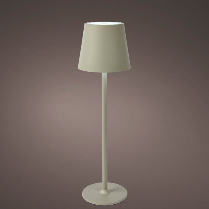 Rechargeable Indoor/ Outdoor LED Table Lamp - Taupe
