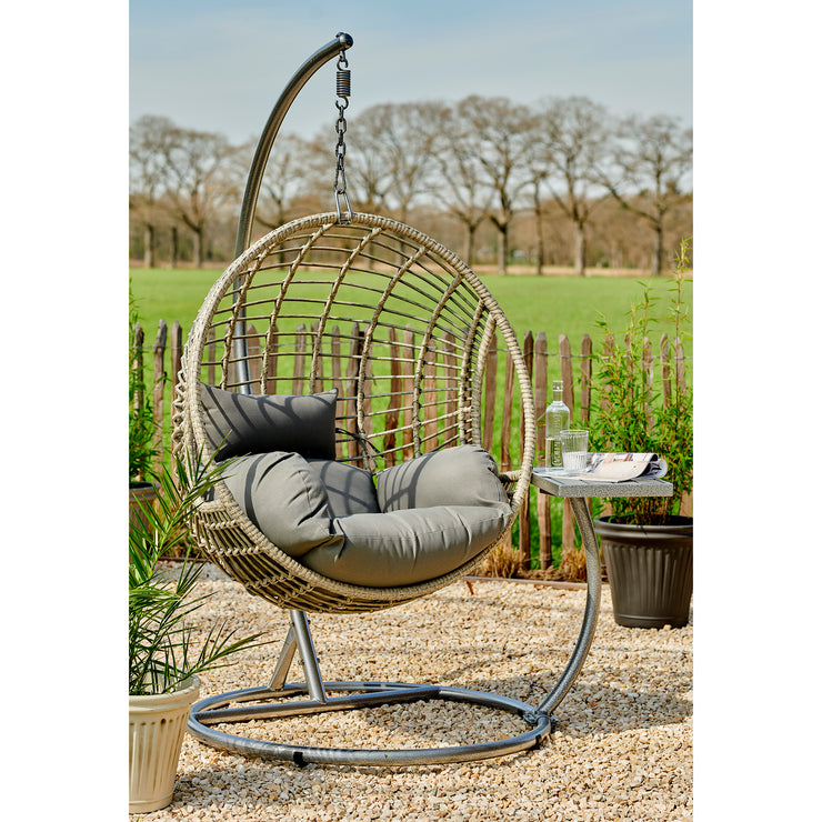 Grey Indoor Outdoor Sorrento Egg Chair