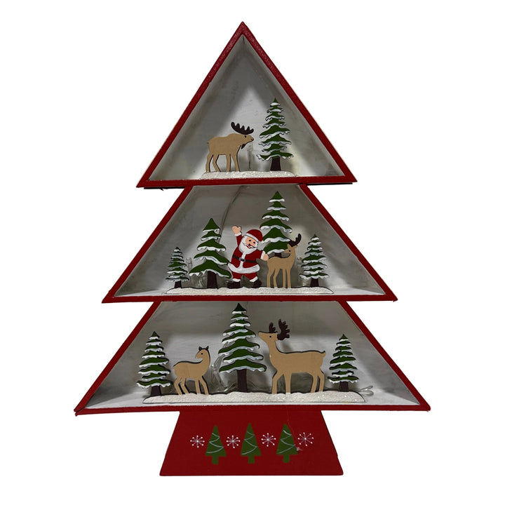 Large Red LED Christmas Tree