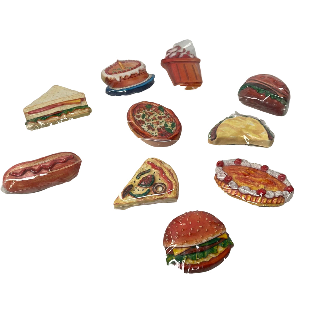 Set Of 10 Fun Novelty Fridge Magnets
