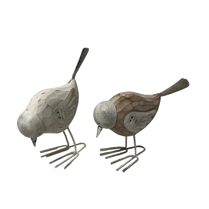 Pair Of Wooden Birds