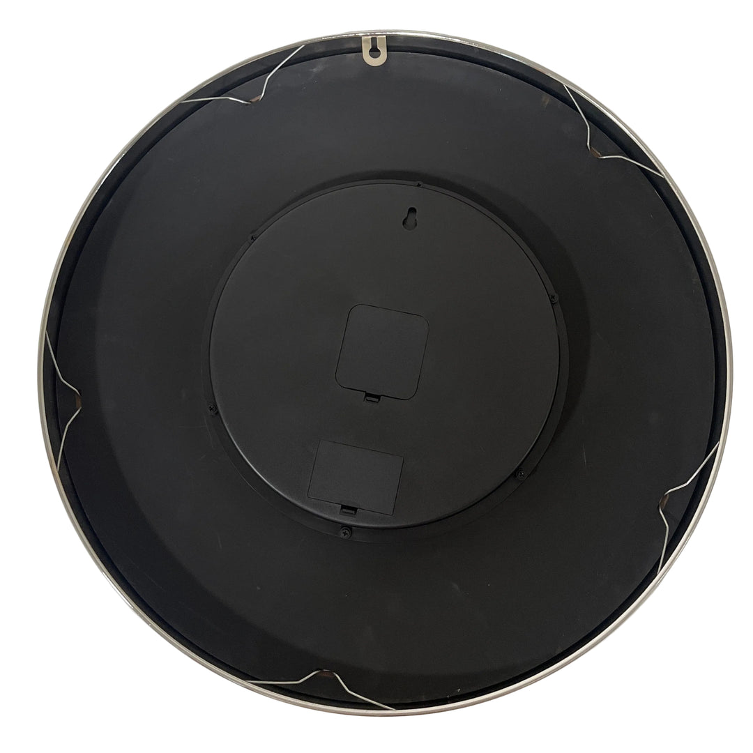 Large Cogs Clock Black