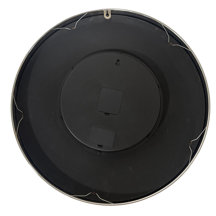 Large Cogs Clock Black