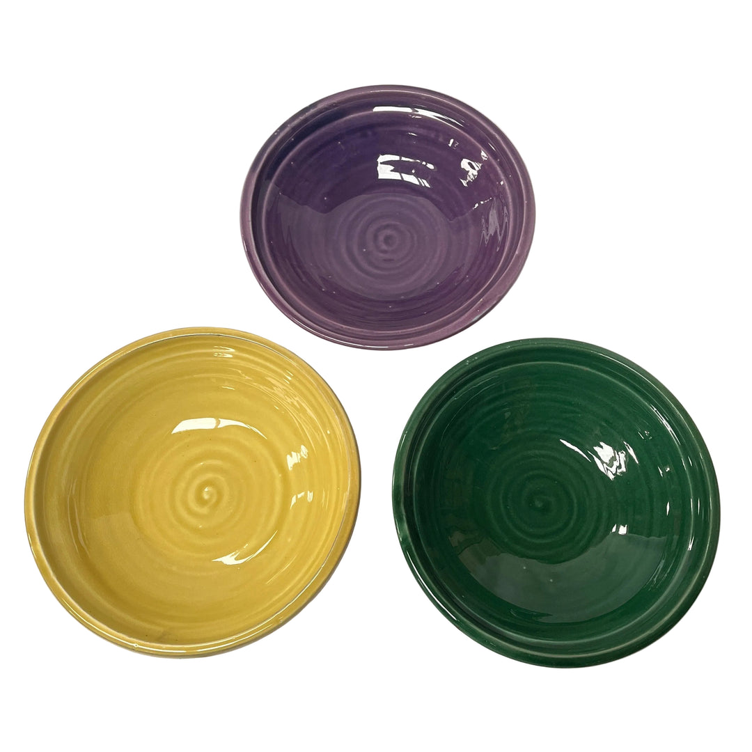 Set of 3 Assorted Coloured Bowls
